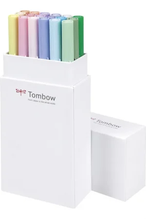 Nueva Colección ROTULADORES TOMBOW 12 UDS PUNTAS PINCEL PAST+3