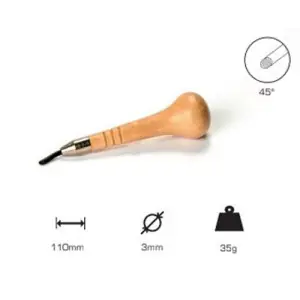 Buril redondo 3 mm, Mango Champinon Precio Rebajado