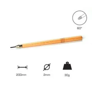 Precio Bajo Buril redondo 2 mm., 60., Mango largo