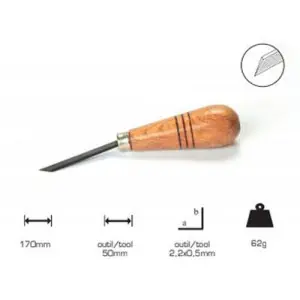 Onglette Artools con mango 03 (especial) Stock Limitado