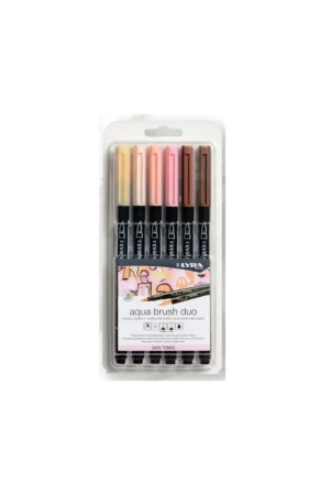 Rebajas ROTULADORES LYRA 6 UDS AQUA BRUSH ESTUCHE skin