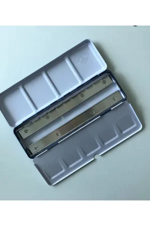 Precio Económico CAJA VACIA METAL ACUARELA PARA 24 PASTILLAS