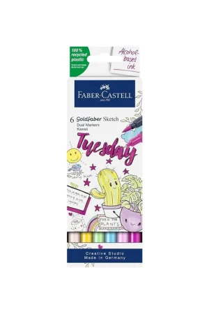 ROTULADORES GOLDFABER 6 UDS KAWAII SKETCH Bestseller