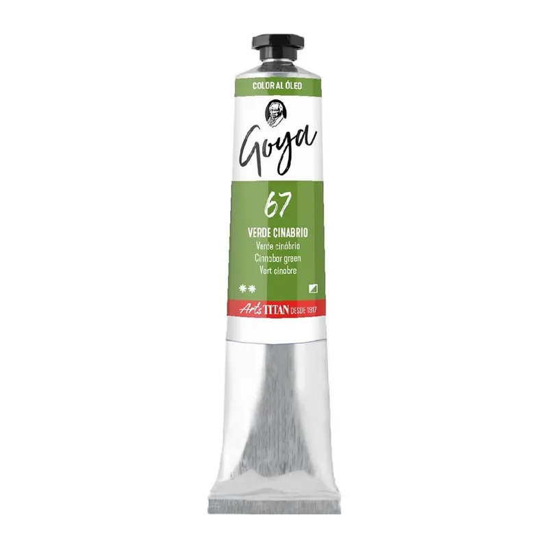 Máxima Calidad GOYA VERDE CINABRIO, Nº67, 20ML.