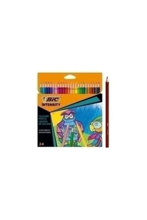 Precio Bajo LAPICES COLOR BIC INTENSITY UP B/24 - 12802206/9641482/9641481