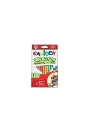 LAPICES COLOR CARIOCA SUPE.MAX.TRI. C/12 - 12802524/43451 Envío Gratis