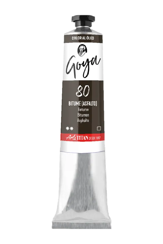 GOYA BITUMÉ, Nº80, 60ML. Máxima Calidad