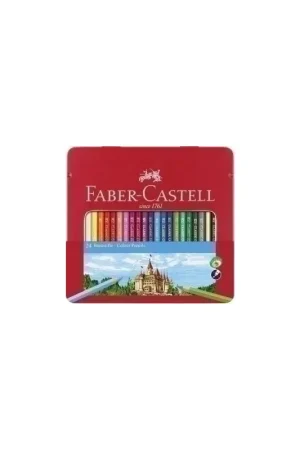 Entrega Rápida LAPICES COLOR FABER  est.METAL 24 - 12801703/115824
