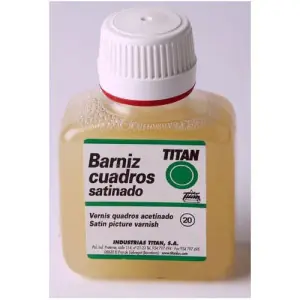 Barniz satinado Titan para cuadros (100 ml) Última Versión