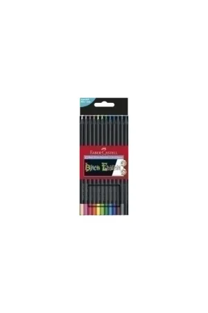 Última Versión LAPICES COLOR FABER-CASTELL BLACK est.12 - 12802404/116412