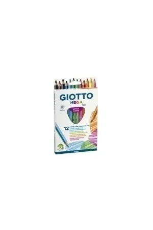 LAPICES COLOR GIOTTO MEGA TRI CAJA DE 12 - 12801494/F220600 No Te Lo Pierdas