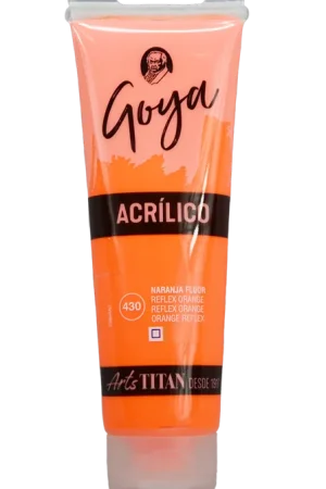 NARANJA FLUOR, Nº430, 125ML. Premium