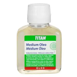 Medium para colores al óleo Titan (100 ml) Garantía De Devolución De Dinero