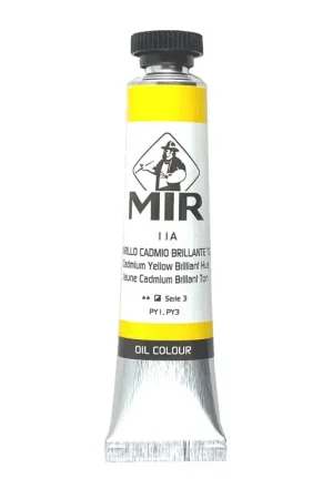 MIR Nº11A ÓLEO TUBO 20ML. AMARILLO CADMIO BRILLANTE TONO S3 Garantía De Devolución De Dinero