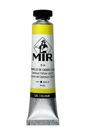 MIR Nº5A ÓLEO TUBO 20ML. AMARILLO DE CADMIO LIMÓN S5 Máxima Calidad