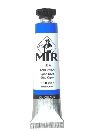 MIR Nº12A ÓLEO TUBO 20ML. AZUL CYAN (PRIMARIO) S3 Precio Bajo