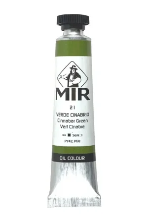 MIR Nº21 ÓLEO TUBO 20ML. VERDE CINABRIO S3 Mayoreo