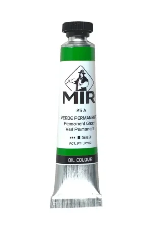 Stock Limitado MIR Nº25A ÓLEO TUBO 20ML. VERDE PERMANENTE S3