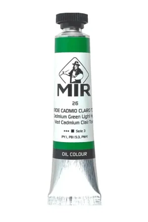 MIR Nº26 ÓLEO TUBO 20ML. VERDE CADMIO CLARO TONO S3 Stock Limitado