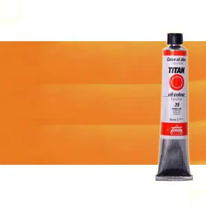 Última Oportunidad Óleo Titan extra fino n. 25 color amarillo indio (60 ml) S.2