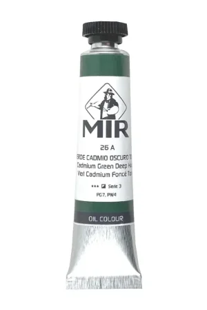 MIR Nº26A ÓLEO TUBO 20ML. VERDE CADMIO OSCURO TONO S3 Última Oportunidad