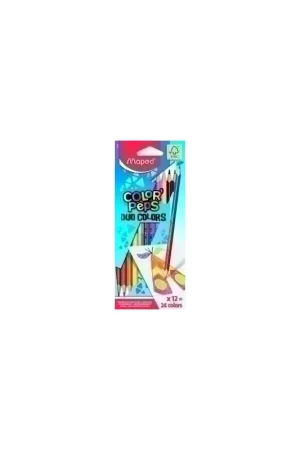 LAPICES COLOR MAPED COLOR"PEPS DUO es.12 - 12801722/829600FC Oferta