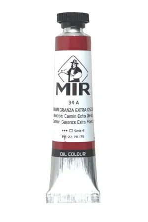 MIR Nº34A ÓLEO TUBO 20ML. CARMÍN GRANZA EXTRA OSCURO S4 Mejor Precio