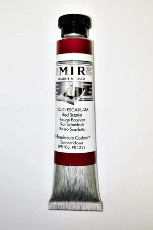 Certificado MIR Nº34C ÓLEO TUBO 20ML. ROJO ESCARLATA S4