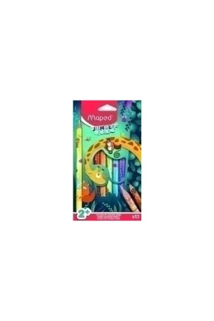 LAPICES COLOR MAPED JUNGLE FEVER JUMBO E - 12802631/863700 Descuento