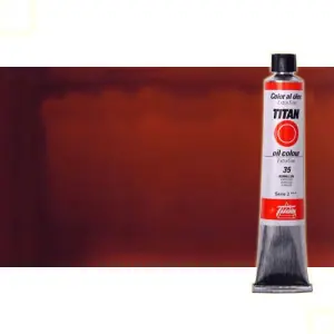 Envío Inmediato Óleo Titan extra fino n. 39 color carmín garanza sólido oscuro (60 ml) S.3