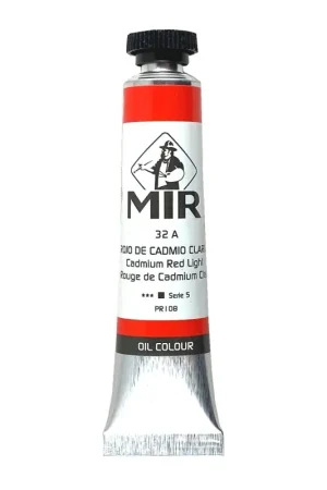 MIR Nº32A ÓLEO TUBO 20ML. ROJO DE CADMIO CLARO S5 Artesanal