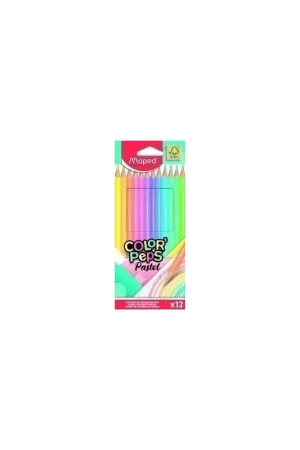 LAPICES COLOR MAPED PASTEL es.12 - 12802279/832069 Novedad