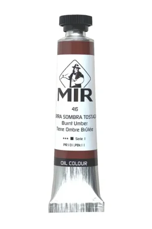 Certificado MIR Nº46 ÓLEO TUBO 20ML. TIERRA SOMBRA TOSTADA S1