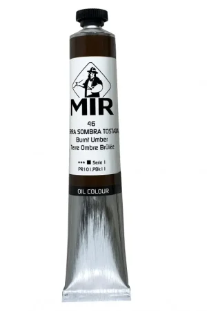 Pedido Al Por Mayor MIR Nº46 ÓLEO TUBO 60ML. TIERRA SOMBRA TOSTADA S1