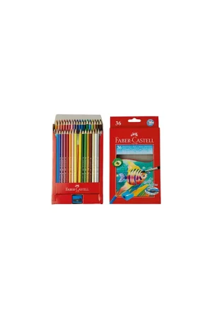 LAPICES FABER CASTELL 36 UDS ACUARELABLES C.ROJA Artesanal