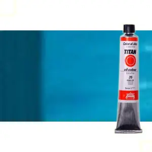 Óleo Titan extra fino n. 51 color azul manganeso ftalocianina (60 ml) S.2 De Moda