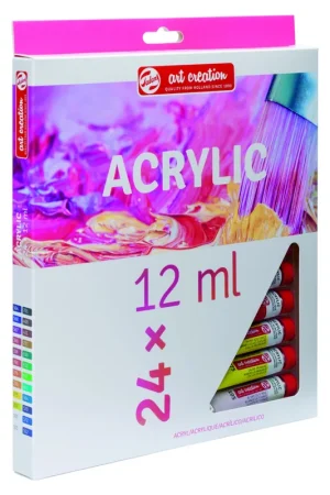 Certificado SET 24 TUBOS ACRILICOS 12ML ARTCREATION