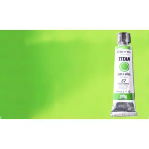 Óleo Titan extra fino n. 65 color verde amarillento permanente (20 ml) S.3 Auténtico