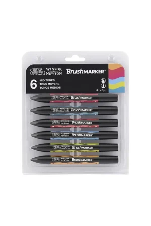 Envío Inmediato ROTULADORES BRUSHMARKER MID TONES