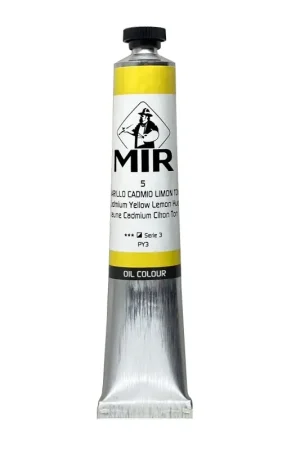 Disponible Ahora MIR Nº5 ÓLEO TUBO 60ML. AMARILLO DE CADMIO LIMÓN TONO S3