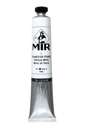 Envío Internacional MIR Nº1 ÓLEO TUBO 60ML. BLANCO DE TITANIO S2