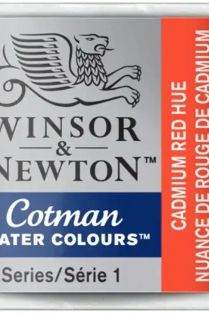 Envío Inmediato W&N ACUARELA COTMAN 1/2 GODET TONO ROJO DE CADMIO