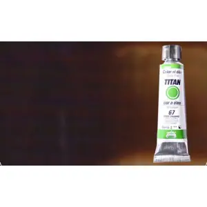 Stock Limitado Óleo Titan extra fino n.74 color tierra sombra natural (20 ml) S.1