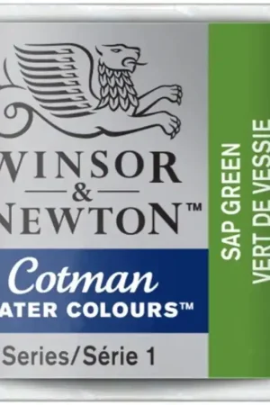 W&N ACUARELA COTMAN 1/2 GODET VERDE VEJIGA Moderno