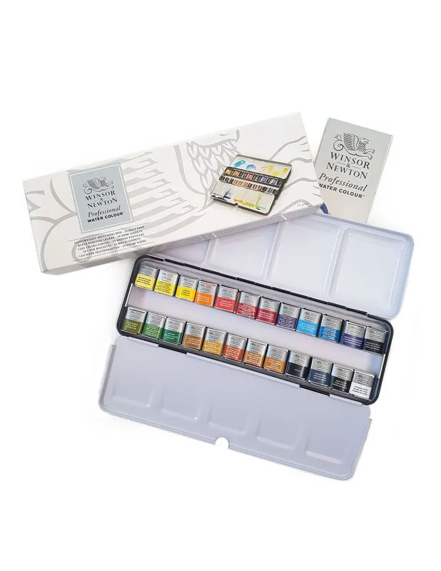 Imprescindible (Must-Have) CAJA 24U 1/2 CUENCO ACUARELA WyN PROFESI