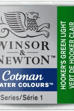 Imprescindible (Must-Have) W&N ACUARELA COTMAN 1/2 GODET VERDE HOOKER CLARO