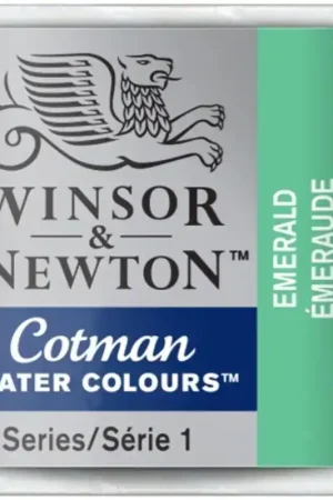 W&N ACUARELA COTMAN 1/2 GODET ESMERALDA Certificado