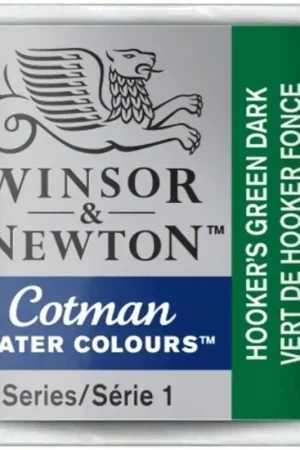 W&N ACUARELA COTMAN 1/2 GODET VERDE HOOKER OSCURO Promoción