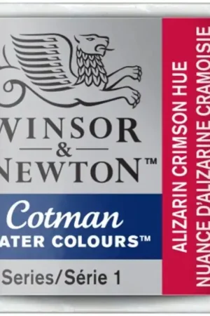 Gran Oferta W&N ACUARELA COTMAN 1/2 GODET CARMESÍ ALIZARINA