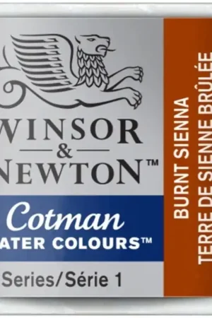 W&N ACUARELA COTMAN 1/2 GODET TIERRA SIENA TOSTADA Solo Hoy